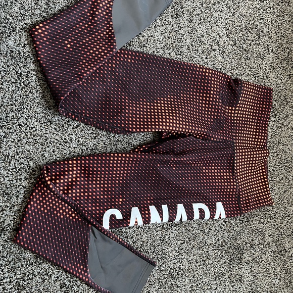 Addidas Olympics Team Canada Leggings - Picture 2 of 4